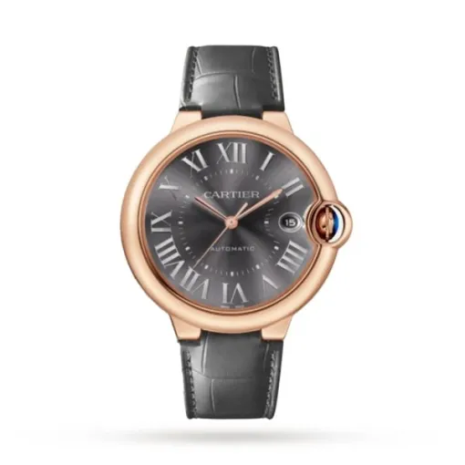 cathtrtier Ballon Bleu de cathtrtier Men Automatic Grey Alligator Watch WGBB0050