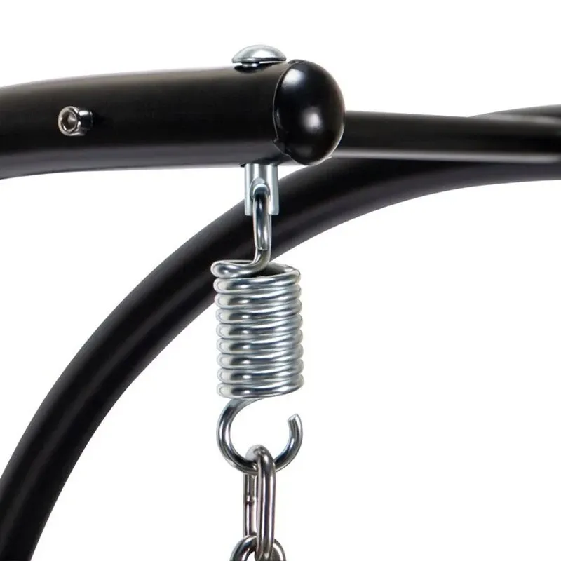 2026 Patio Wicker Swing Chair With Stand Rain Cover Included