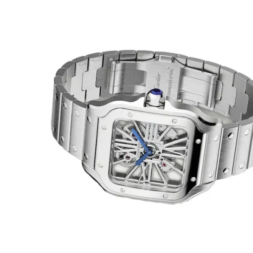 cathtrtier Santos de cathtrtier Men Automatic Silver Stainless Steel Watch WHSA0015
