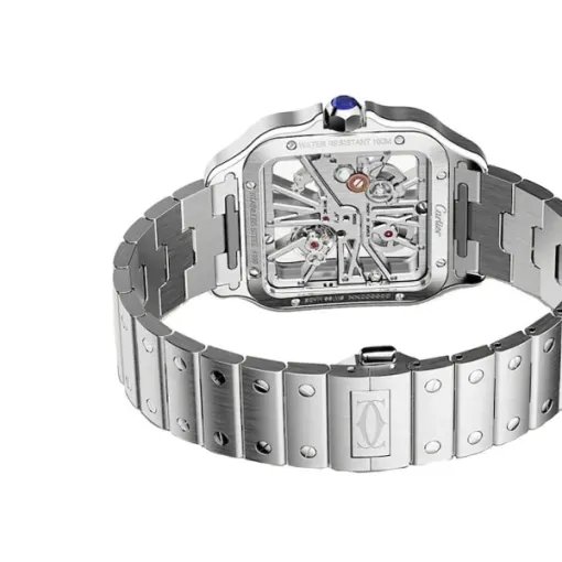 cathtrtier Santos de cathtrtier Men Automatic Silver Stainless Steel Watch WHSA0015