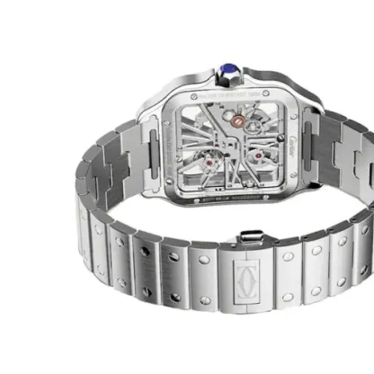 cathtrtier Santos de cathtrtier Men Automatic Silver Stainless Steel Watch WHSA0015