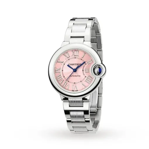 cathtrtier Ballon Bleu de cathtrtier Women Automatic Pink Stainless Steel Watch WSBB0046