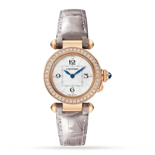 Pasha de cathtrtier Women Quartz White Alligator Watch WJPA0017