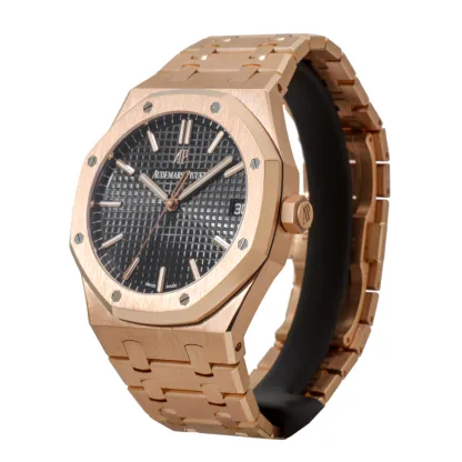Audthtemars Pigthtuet Royal Oak 15500OR.OO.1220OR.01  Rose Gold  Exclusive Clone Edition