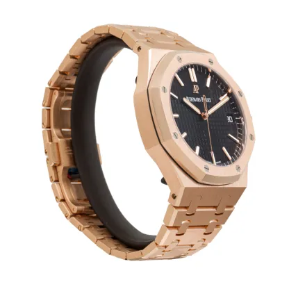 Audthtemars Pigthtuet Royal Oak 15500OR.OO.1220OR.01  Rose Gold  Exclusive Clone Edition