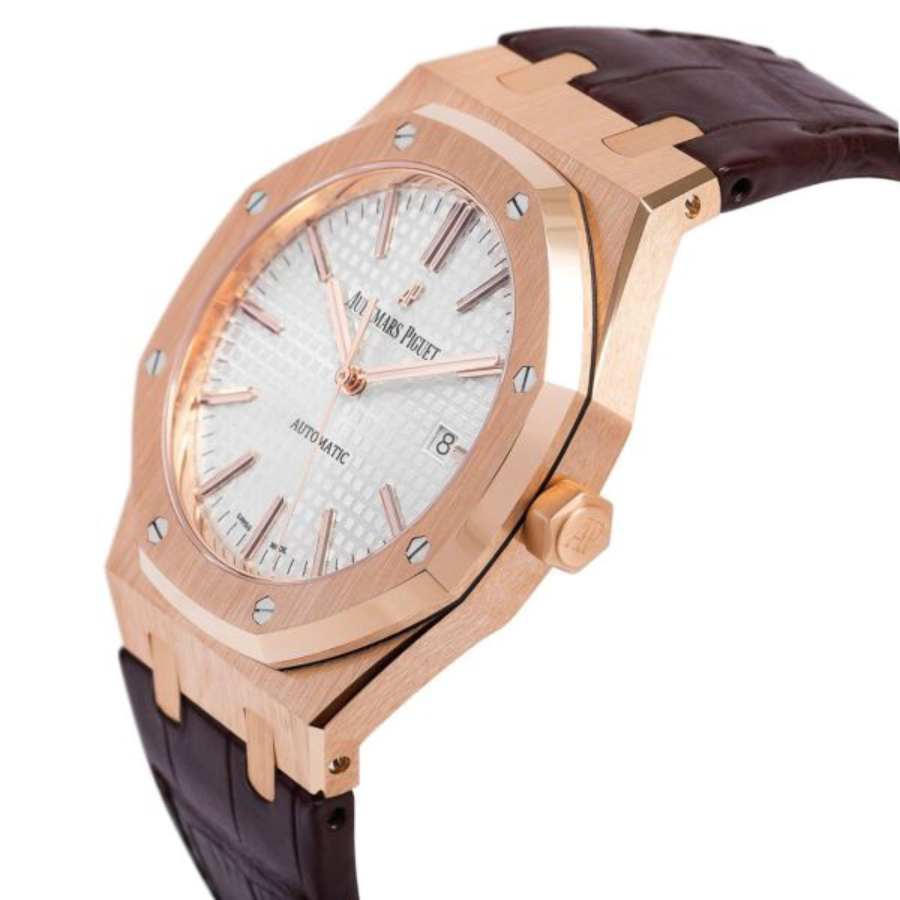 Audthtemars Pigthtuet Royal Oak 15500OR  Rose Gold Black Dial  Ultra Accurate Clone