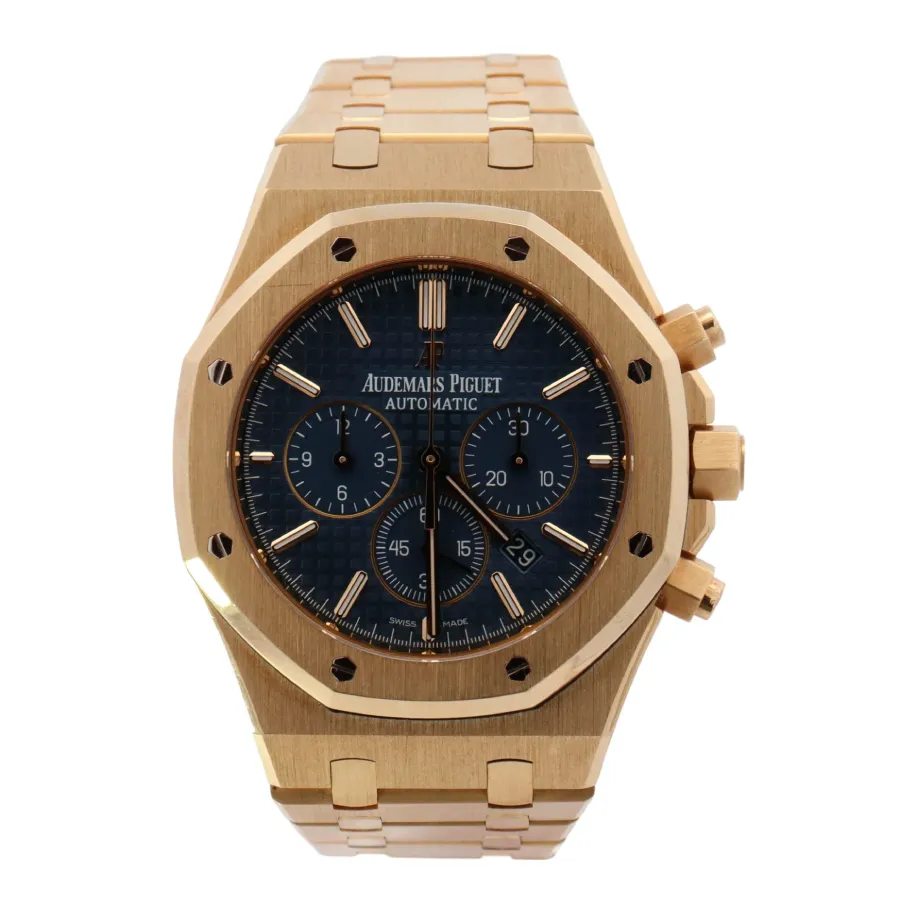 Audthtemars Pigthtuet Royal Oak Chronograph 26320ST.OO.1220ST.01  Blue Dial  Ultra Precision Replica