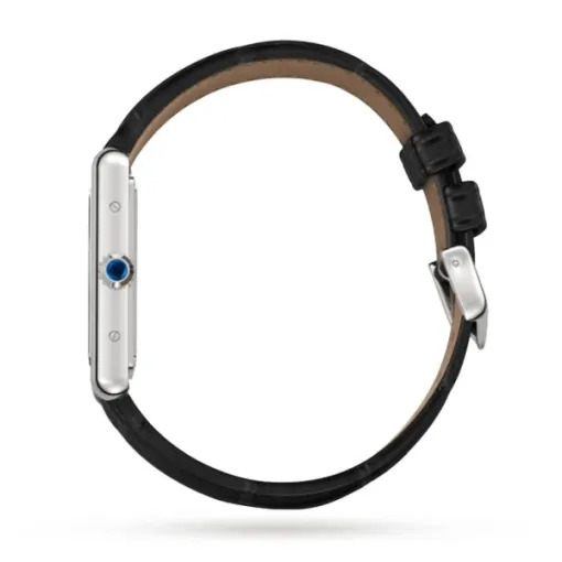 cathtrtier Tank Must Women Quartz Black Alligator Watch WSTA0072