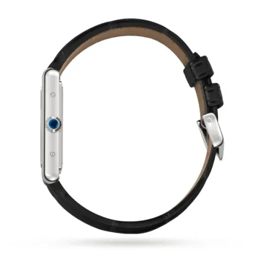 cathtrtier Tank Must Women Quartz Black Alligator Watch WSTA0072