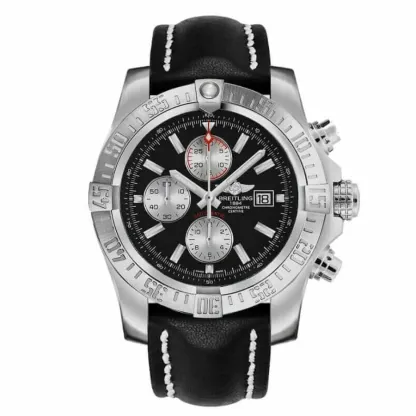 brethtitling Super Avenger II A13371  Black Dial  Exclusive Clone 1:1