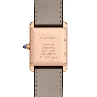 cathtrtier Tank Louis cathtrtier Women Automatic White Leather Watch WGTA0011
