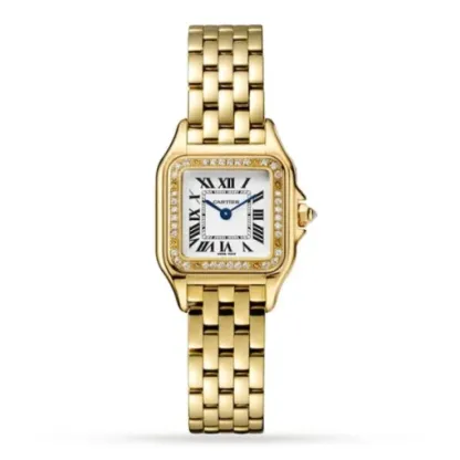 cathtrtier Panthère de cathtrtier Women Quartz Silver 18ct Gold Watch WJPN0015