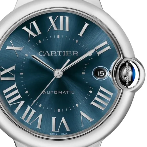 cathtrtier Ballon Bleu de cathtrtier Men Automatic Blue Stainless Steel Watch WSBB0061