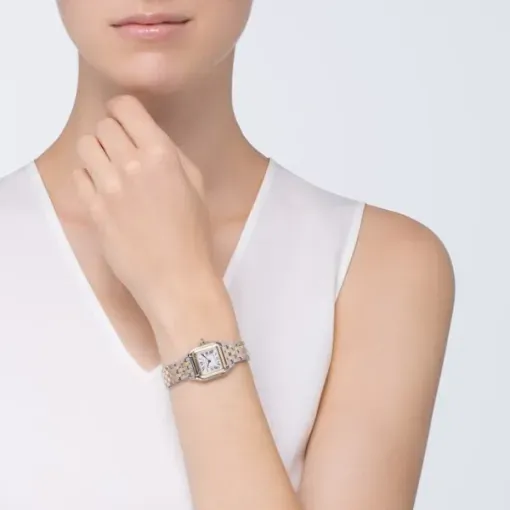 cathtrtier Panthère de cathtrtier Women Quartz White 18ct Yellow Gold Watch W2PN0006