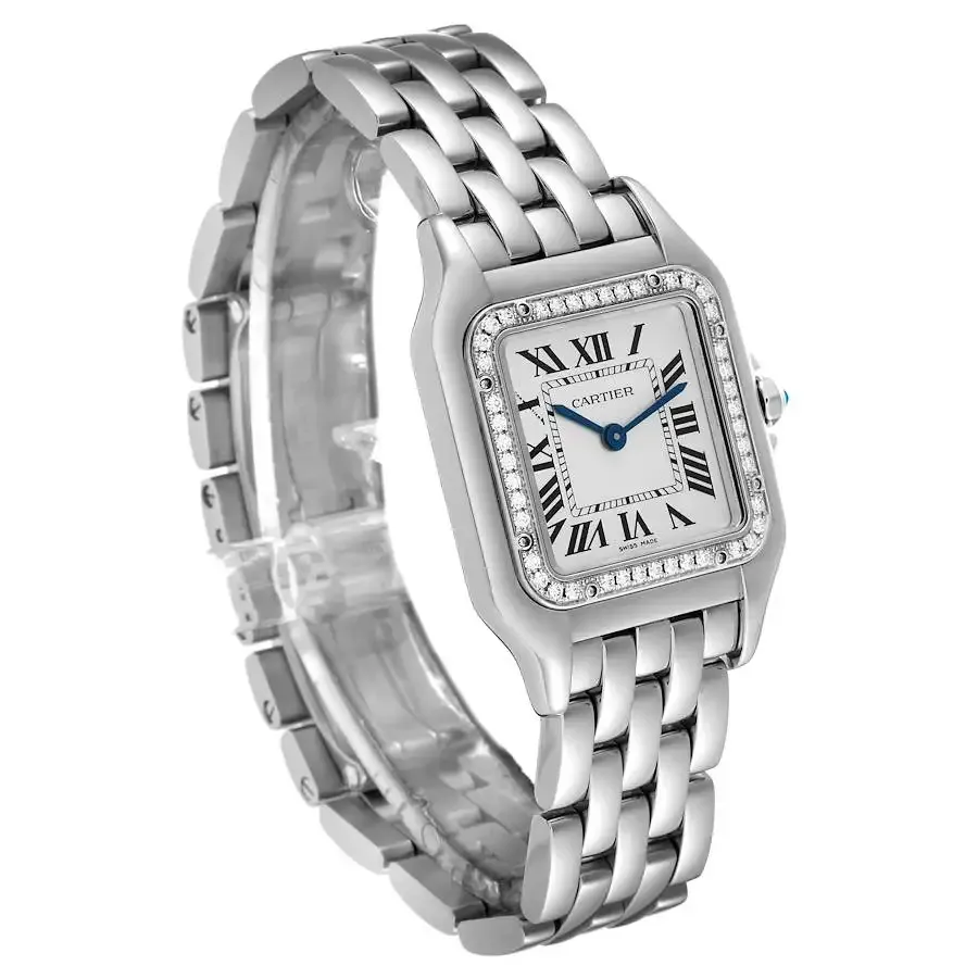 cathtrtier Panthère de cathtrtier Women Quartz White Stainless Steel Watch W4PN0008
