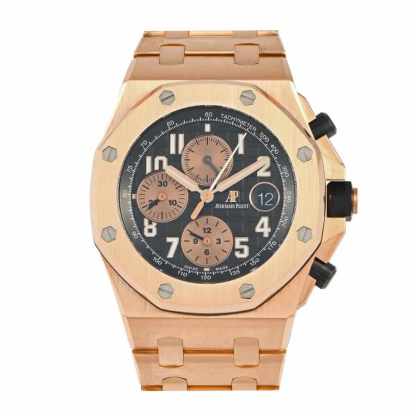 Audthtemars Pigthtuet Royal Oak Offshore 26401RO  Rose Gold Chronograph  Deluxe Copy Quality