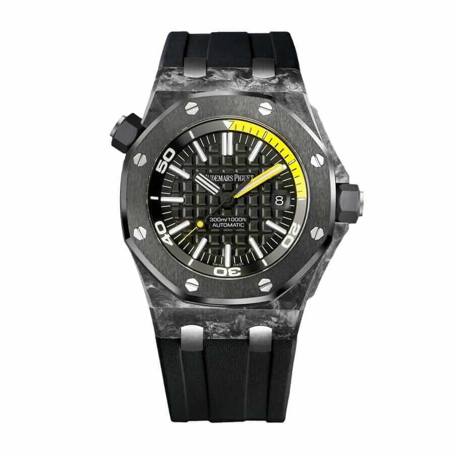 Audthtemars Pigthtuet Royal Oak Offshore Diver 15706AU  Forged Carbon  Perfect Clone Edition