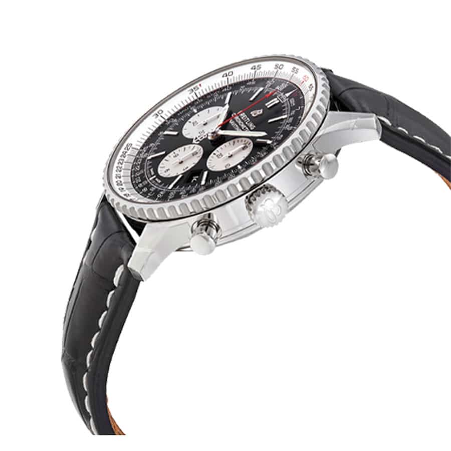 brethtitling Navitimer B01 Chronograph 46 AB0127211B1X1  Black Dial  Signature Copy Edition