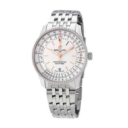 brethtitling Navitimer Automatic GMT A17326211G1A1  Blue Dial  Detailed Clone