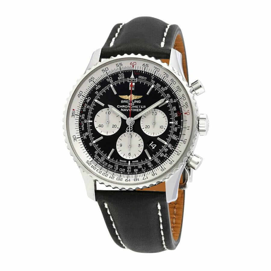 brethtitling Navitimer B01 Chronograph 46 AB0127211B1X1  Black Dial  Signature Copy Edition