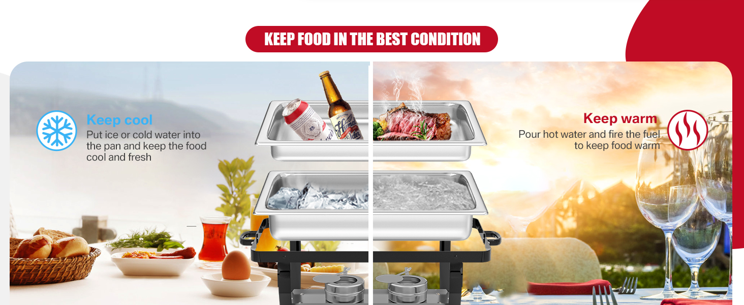 chafing dish buffet set