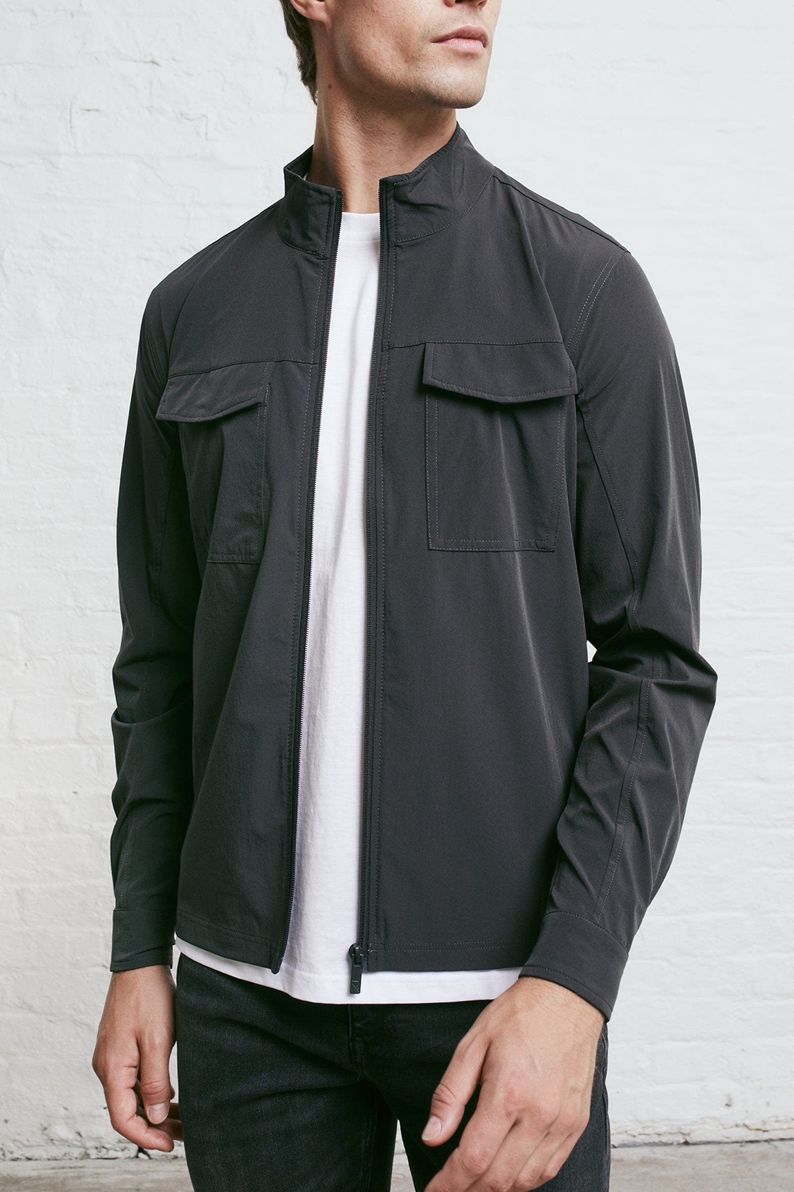 Cargo Jacket -  Charcoal