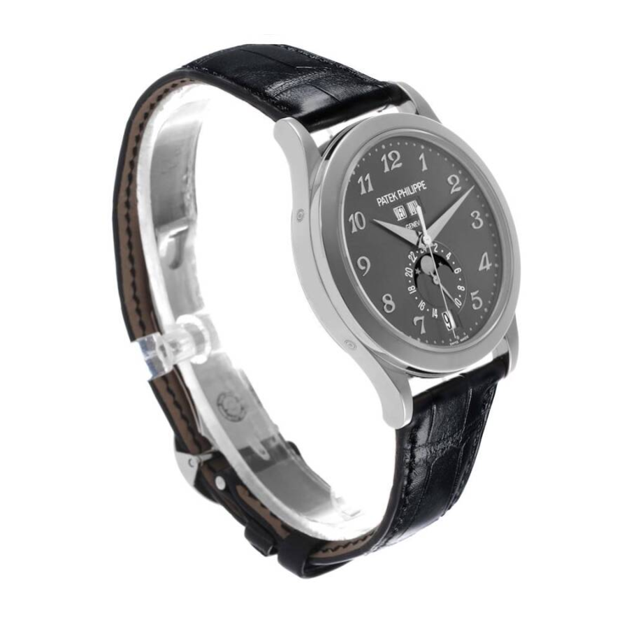 Pathttek Philithtppe Complications 5396G-014  White Gold Blue Sunburst  Exact Replica 1:1