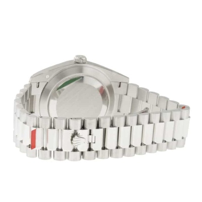 rolthtex Day-Date 228206  Black Diagonal Dial  Premium Copy 1:1