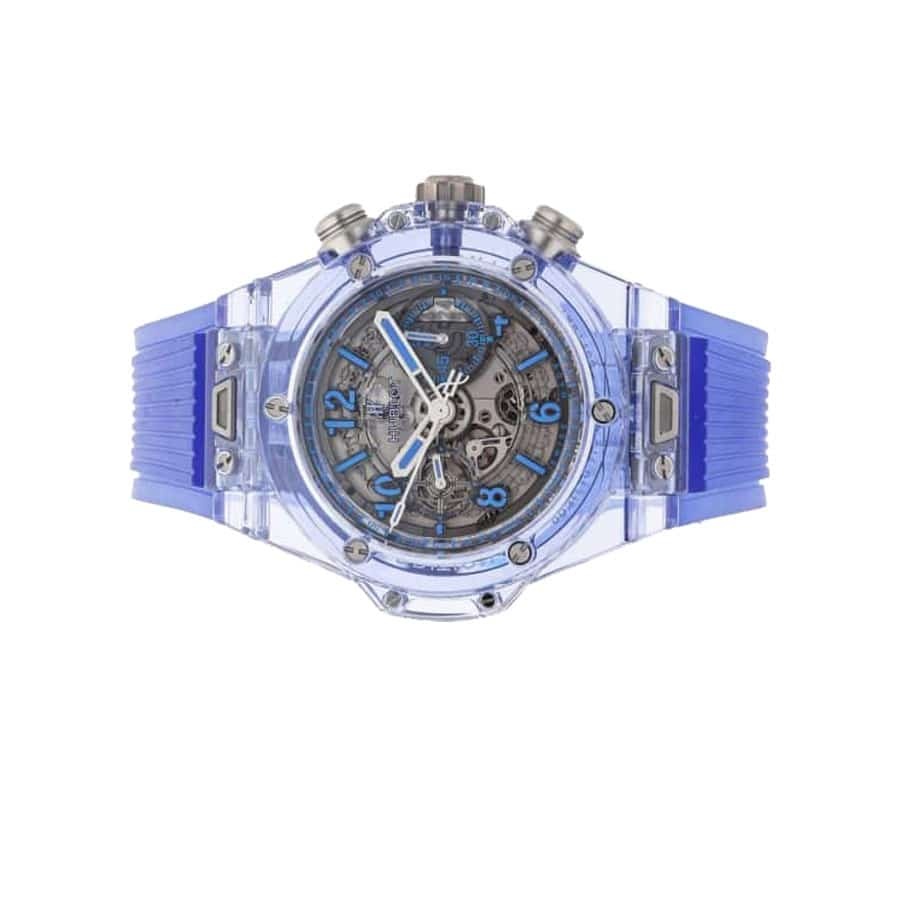 hubthtlot Big Bang Unico Blue Sapphire Flyback 411.JL.4809.RT Pro Clone 1:1