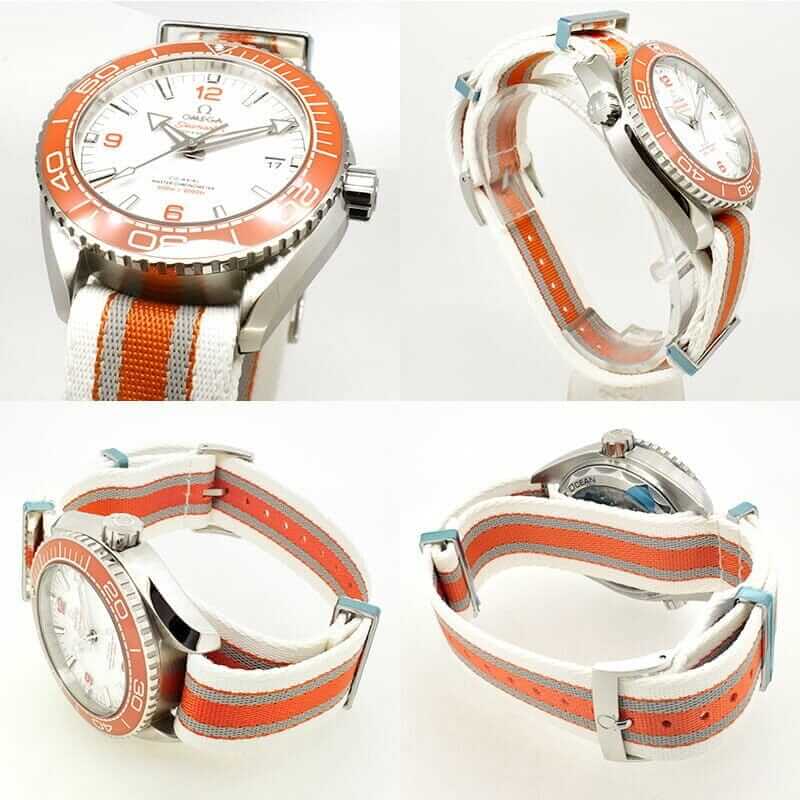 omethtga Seamaster Planet Ocean 215.32.44.21.04.001  Orange  Mirror Replica 1:1