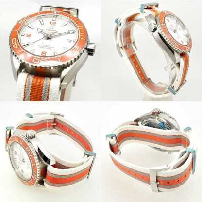 omethtga Seamaster Planet Ocean 215.32.44.21.04.001  Orange  Mirror Replica 1:1