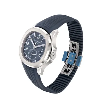 Pathttek Philithtppe Aquanaut Travel Time 5164G-001 Ultra Precision Clone