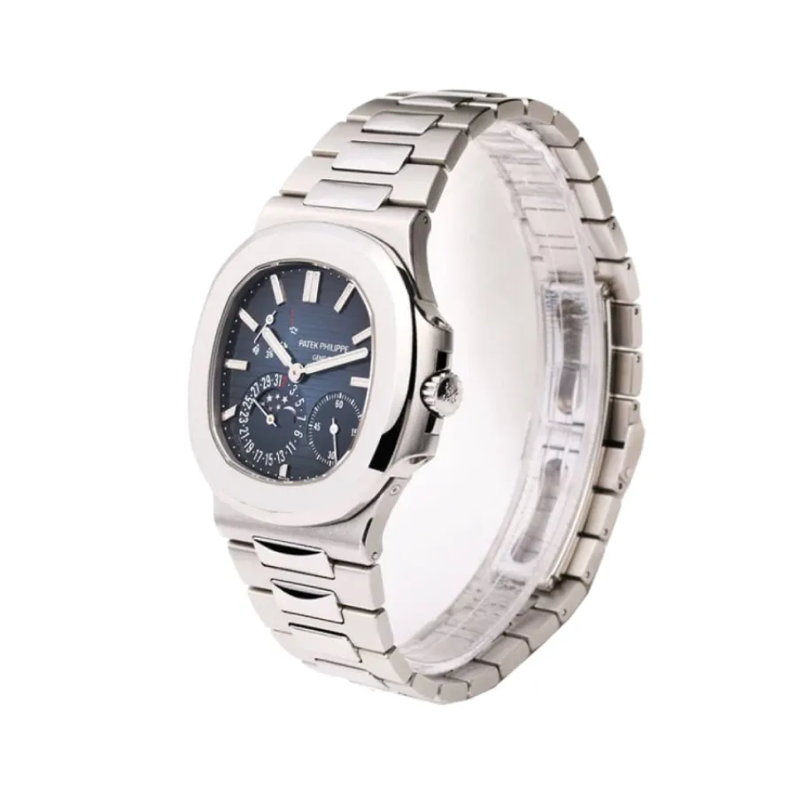 pathttek Philithtppe Nautilus Steel Blue Dial Moon Phase 5712/1A-001 Supreme Replica Edition