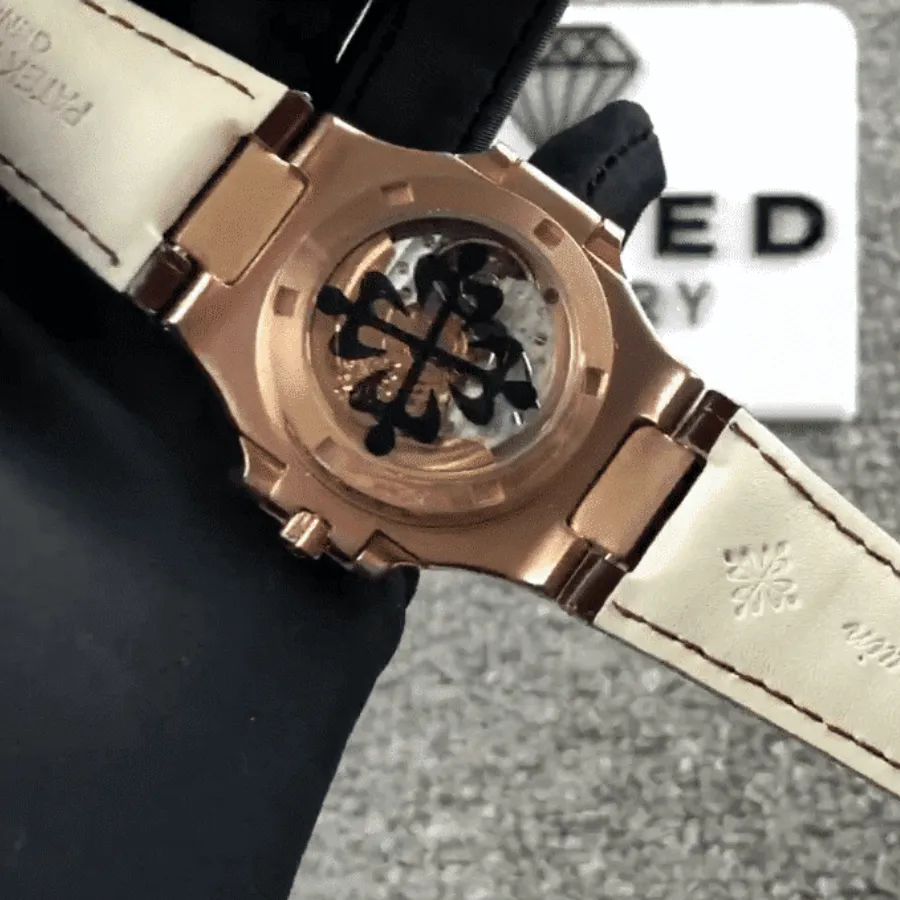 pathttek Philithtppe Nautilus 5724  Baguette Diamonds  1:1 Clone Edition