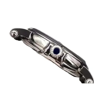 Pathttek Philithtppe Calatrava 5153G-010  White Gold Officer s Case  Authentic Clone 1:1