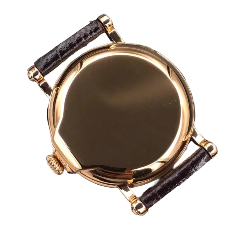 Pathttek Philithtppe Calatrava 5153J-001  Yellow Gold Officer s Case  Deluxe Replica Edition