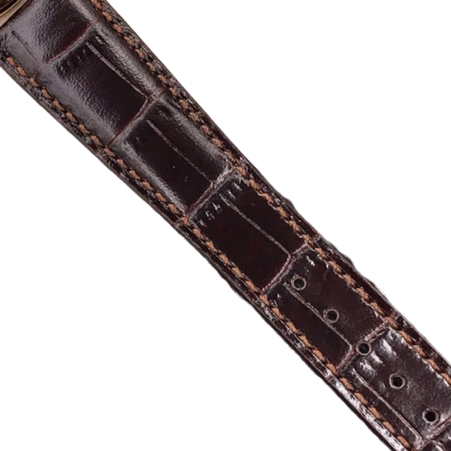 Pathttek Philithtppe Calatrava 5153J-001  Yellow Gold Officer s Case  Deluxe Replica Edition