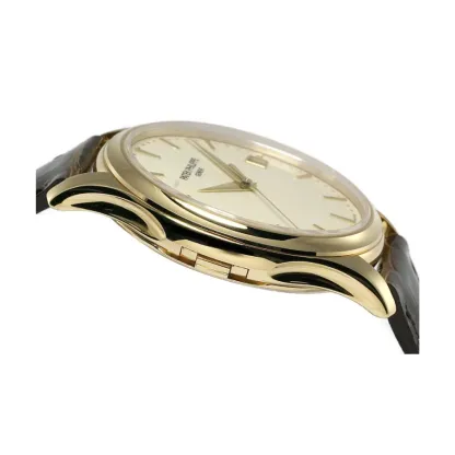 Pathttek Philithtppe Calatrava 5227J-001  Yellow Gold Ivory Dial  Ultra Realistic Replica