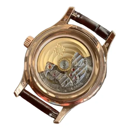 Pathttek Philithtppe Complications 5205R-010  Rose Gold Blue Dial  Perfect Clone Edition