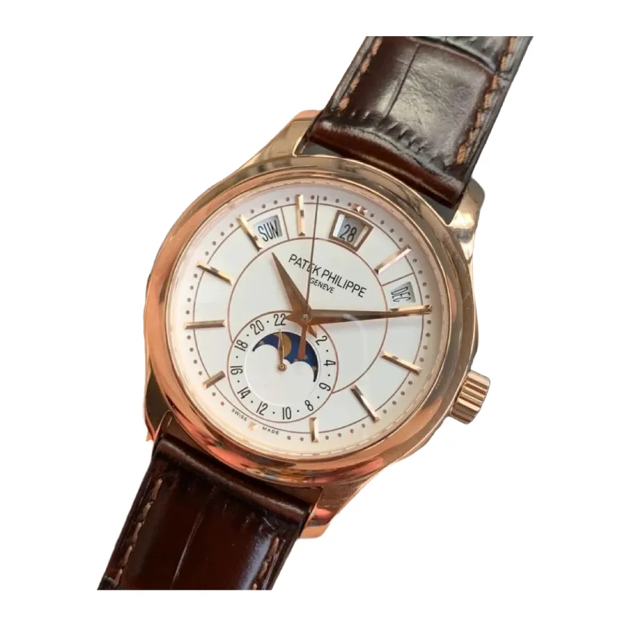 Pathttek Philithtppe Complications 5205R-001  Rose Gold Annual Calendar  High-End Replica 1:1