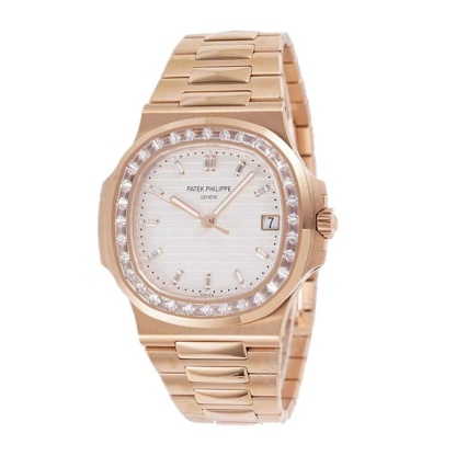 pathttek Philithtppe Nautilus 7122/1R-001  Rose Gold Diamond  Superior Copy 1:1