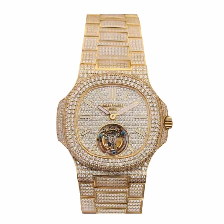 pathttek Philithtppe Nautilus 5711/1A-018  Yellow Gold  Detailed Super Clone