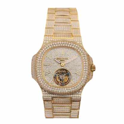 pathttek Philithtppe Nautilus 5711/1A-018  Yellow Gold  Detailed Super Clone