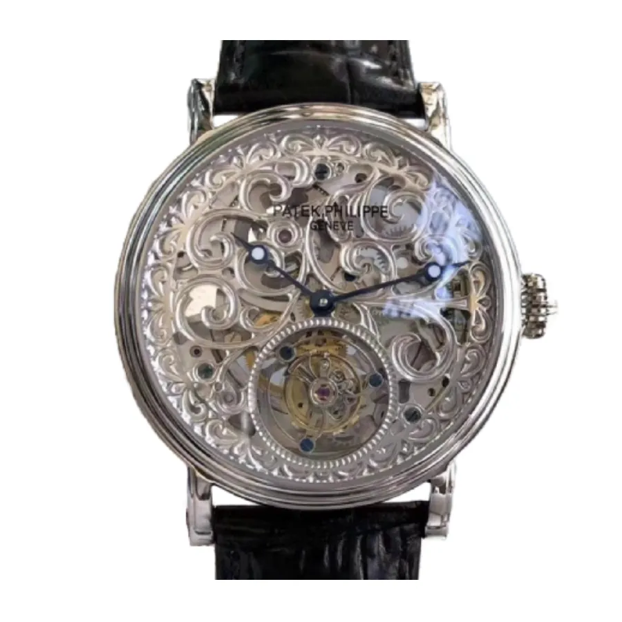 Pathttek Philithtppe Grand Complications P83000 Tourbillon Silver Dial Perfect Clone Quality