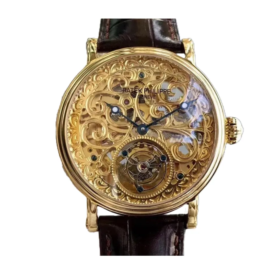 Pathttek Philithtppe Grand Complications P83000 Tourbillon Yellow Gold Premium Duplicate