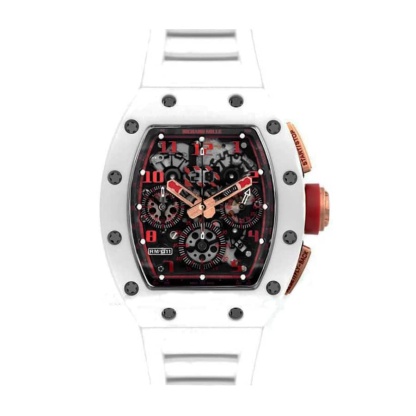 Richthtard Mithtlle  RM 011 White Demon Chronograph Ultimate Clone Quality