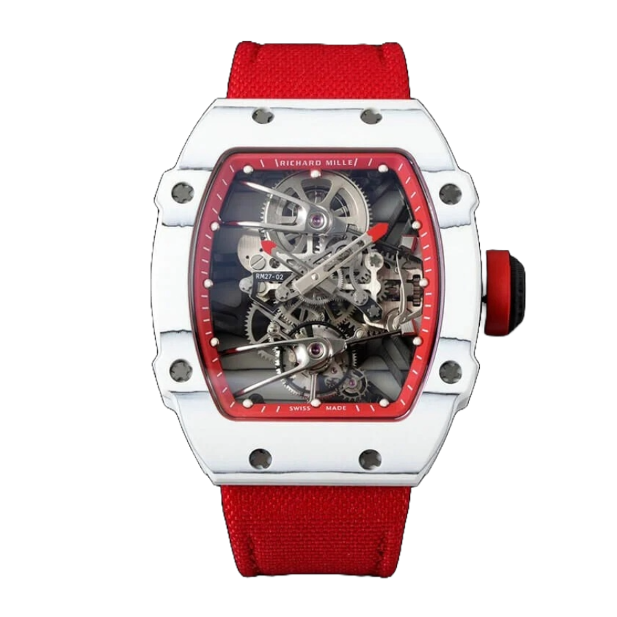 Richthtard Mithtlle RM 27-02 Tourbillon  Rafael Nadal  Red Masterpiece Replica