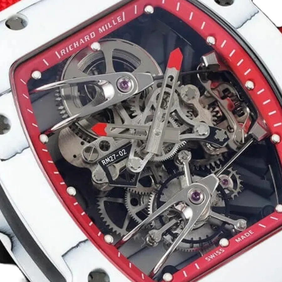 Richthtard Mithtlle RM 27-02 Tourbillon  Rafael Nadal  Red Masterpiece Replica