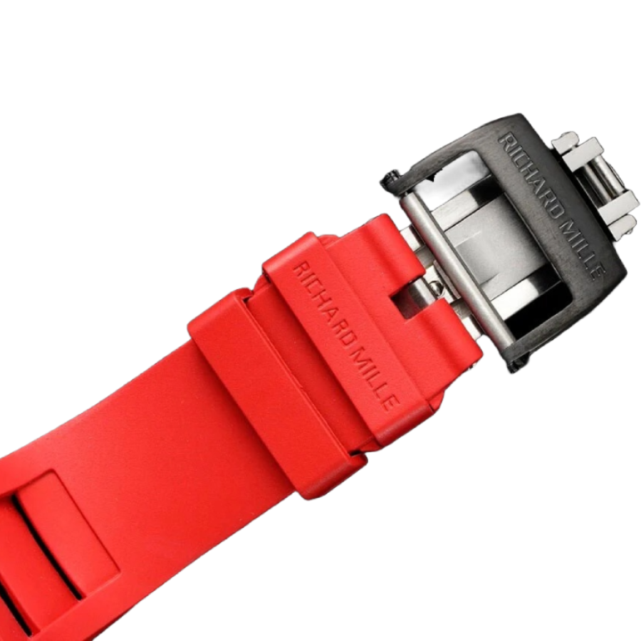 Richthtard Mithtlle RM 27-02 Tourbillon  Rafael Nadal  Red Rubber Exceptional Replica 1:1