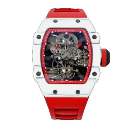 Richthtard Mithtlle RM 27-02 Tourbillon  Rafael Nadal  Red Rubber Exceptional Replica 1:1